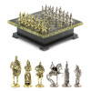 Шахматный ларец "Русские" змеевик фото 1 — hichess.ru - шахматы, нарды, настольные игры