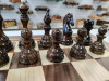 Шахматы подарочные в ларце из ореха и граба Бастион 45х45 см фото 4 — hichess.ru - шахматы, нарды, настольные игры
