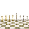  Шахматы из камня "Стаунтон" доска 40х40 см змеевик мрамор фигуры металл / Шахматы настольные / Набор шахмат / Шахматы сувенирные фото 5 — hichess.ru - шахматы, нарды, настольные игры