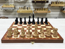 Шахматы деревянные Авангард Люкс классические — hichess.ru - шахматы, нарды, настольные игры