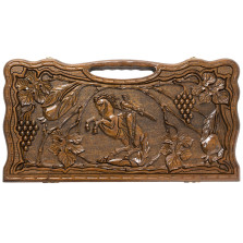 Нарды резные &quot;Всадник&quot; с ручкой, Haleyan — hichess.ru - шахматы, нарды, настольные игры