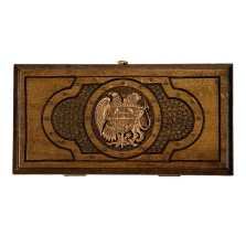 Нарды резные &quot;Герб Армении&quot; 30, Mirzoyan — hichess.ru - шахматы, нарды, настольные игры