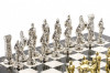 Подарочные шахматы "Великая Отечественная война" 44х44 см доска камень мрамор фото 3 — hichess.ru - шахматы, нарды, настольные игры