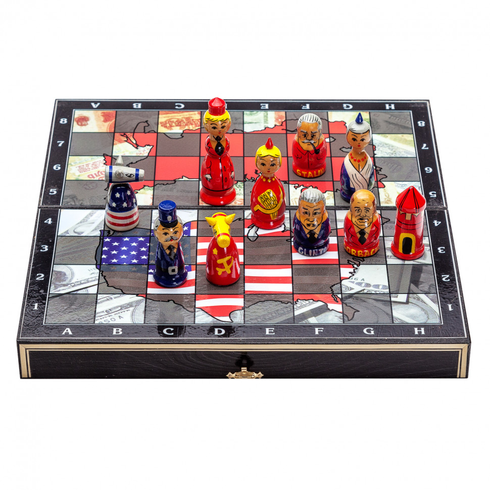 Шахматы Америка против СССР фото 1 — hichess.ru - шахматы, нарды, настольные игры