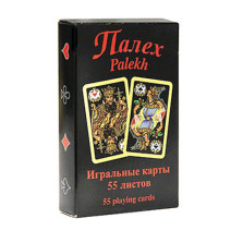 Игральные карты &quot;Черный Палех&quot; 55 листов — hichess.ru - шахматы, нарды, настольные игры