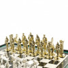 Подарочные шахматы "Великая Отечественная война" доска 50х50 см из змеевика фото 4 — hichess.ru - шахматы, нарды, настольные игры