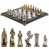 Шахматы "Рыцари" 36х36 см мрамор фото 1 — hichess.ru - шахматы, нарды, настольные игры