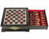Шахматный ларец "Русские" из креноида и змееика фото 3 — hichess.ru - шахматы, нарды, настольные игры