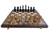 Шахматы подарочные из ореха и бука, фигуры с утяжелением, доска 45 на 45 см фото 1 — hichess.ru - шахматы, нарды, настольные игры