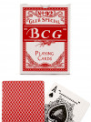 Игральные карты для покера BCG (красная рубашка) фото 1 — hichess.ru - шахматы, нарды, настольные игры