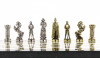 Шахматы "Рыцари" 36х36 см мрамор змеевик фото 5 — hichess.ru - шахматы, нарды, настольные игры