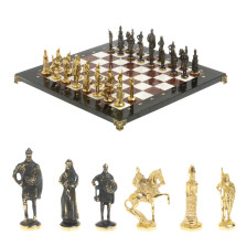 Шахматы &quot;Русь&quot; бронза доска 40х40 лемезит мрамор — hichess.ru - шахматы, нарды, настольные игры