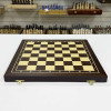 Шахматная доска складная венге ясень Элит 45 см фото 2 &mdash; hichess.ru - шахматы, нарды, настольные игры