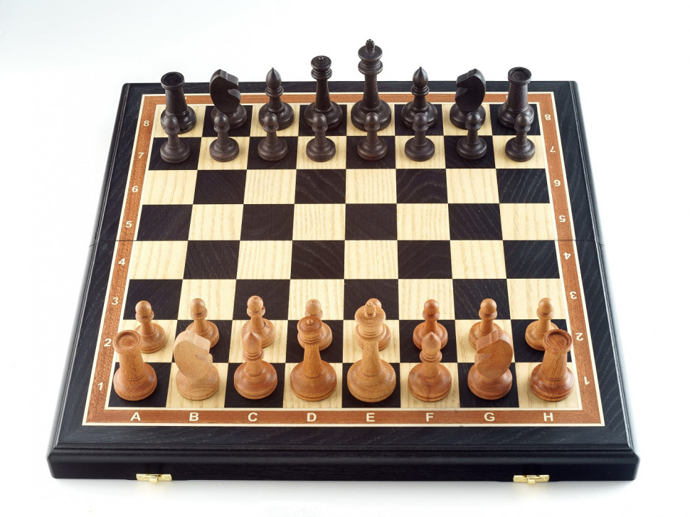 Шахматы Этюд мореный дуб большие фото 1 — hichess.ru - шахматы, нарды, настольные игры