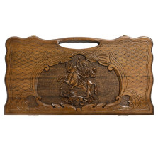 Нарды резные &quot;Георгий Победоносец&quot;, Haleyan — hichess.ru - шахматы, нарды, настольные игры