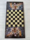 Нарды деревянные Оскал Тигра большие 60 см фото 2 — hichess.ru - шахматы, нарды, настольные игры