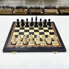 Шахматы Турнир премиум моренный дуб большие — hichess.ru - шахматы, нарды, настольные игры