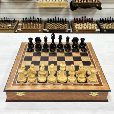 Шахматный ларец эвкалипт с фигурами Стаунтон Royal 31 — hichess.ru - шахматы, нарды, настольные игры
