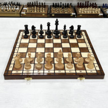 Шахматы деревянные с выжегом буковые утяжеленные 40 см — hichess.ru - шахматы, нарды, настольные игры