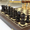 Шахматы эксклюзивные деревянные венге с фигурами из карельской березы Стаунтон люкс фото 5 &mdash; hichess.ru - шахматы, нарды, настольные игры