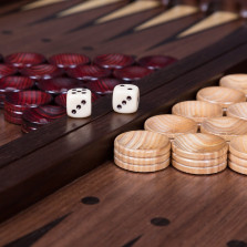 Фишки для нард ясень 27мм — hichess.ru - шахматы, нарды, настольные игры