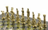 Подарочные шахматы "Олимпийские игры" 32х32 см змеевик фото 4 — hichess.ru - шахматы, нарды, настольные игры