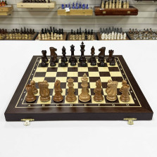 Шахматы деревянные подарочные венге с фигурами из бука Суприм &mdash; hichess.ru - шахматы, нарды, настольные игры