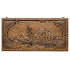 Нарды резные &quot;Долина Арарат&quot; 60, Haleyan — hichess.ru - шахматы, нарды, настольные игры