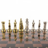Подарочные шахматы "Рыцари" доска 44х44 см из мрамора и змеевика фото 5 — hichess.ru - шахматы, нарды, настольные игры