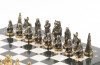 Шахматы "Северные народы" бронза мрамор 40х40 см фото 4 — hichess.ru - шахматы, нарды, настольные игры