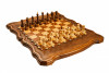 Шахматы + нарды резные "Гамбит 2" 40, Simonyan фото 1 — hichess.ru - шахматы, нарды, настольные игры
