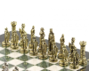 Шахматы Рыцари 28х28 см из офиокальцита и мрамора фото 4 — hichess.ru - шахматы, нарды, настольные игры