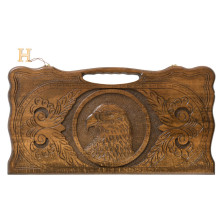 Нарды резные &quot;Орел&quot; с ручкой 60, Haleyan — hichess.ru - шахматы, нарды, настольные игры