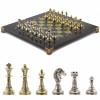 Подарочные шахматы "Стаунтон" 28х28 см из змеевика фото 1 — hichess.ru - шахматы, нарды, настольные игры