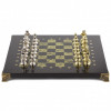 Подарочные шахматы "Стаунтон" 28х28 см из змеевика фото 2 — hichess.ru - шахматы, нарды, настольные игры