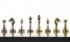 Подарочные шахматы "Стаунтон" 28х28 см из змеевика фото 5 — hichess.ru - шахматы, нарды, настольные игры