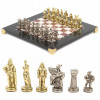 Шахматы "Спартанцы" из лемезита и мрамора 28х28 см фото 1 — hichess.ru - шахматы, нарды, настольные игры