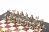 Шахматы "Спартанцы" из лемезита и мрамора 28х28 см фото 3 — hichess.ru - шахматы, нарды, настольные игры