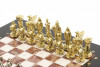Шахматы "Спартанцы" из лемезита и мрамора 28х28 см фото 4 — hichess.ru - шахматы, нарды, настольные игры