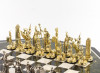 Шахматный стол "Греческая мифология" мрамор змеевик фото 3 — hichess.ru - шахматы, нарды, настольные игры