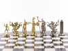Шахматный стол "Греческая мифология" мрамор змеевик фото 5 — hichess.ru - шахматы, нарды, настольные игры