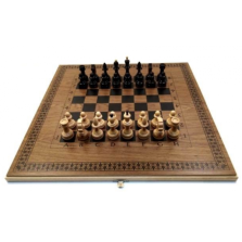 Шахматы нарды шашки Классика дуб шпонированные — hichess.ru - шахматы, нарды, настольные игры