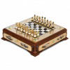 Подарочные шахматы из камня "Баталия" фото 1 — hichess.ru - шахматы, нарды, настольные игры