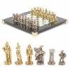 Шахматы "Спартанцы" из мрамора 28х28 см фото 1 — hichess.ru - шахматы, нарды, настольные игры