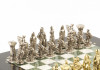 Шахматы "Спартанцы" из мрамора 28х28 см фото 3 — hichess.ru - шахматы, нарды, настольные игры