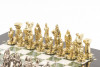 Шахматы "Спартанцы" из мрамора 28х28 см фото 4 — hichess.ru - шахматы, нарды, настольные игры