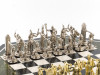 Шахматный стол "Метатели дисков" мрамор змеевик фото 4 — hichess.ru - шахматы, нарды, настольные игры