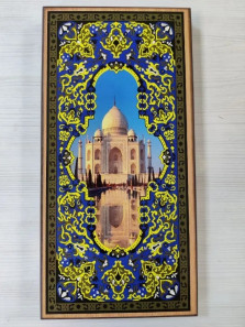 Нарды деревянные Мечеть малые 40 на 40 см — hichess.ru - шахматы, нарды, настольные игры