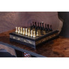 Шахматы янтарные в ларце из тонированной карельской березы фото 2 — hichess.ru - шахматы, нарды, настольные игры