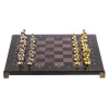 Шахматы подарочные каменные с металлическими фигурами Стаунтон 36 см лемезит фото 2 — hichess.ru - шахматы, нарды, настольные игры
